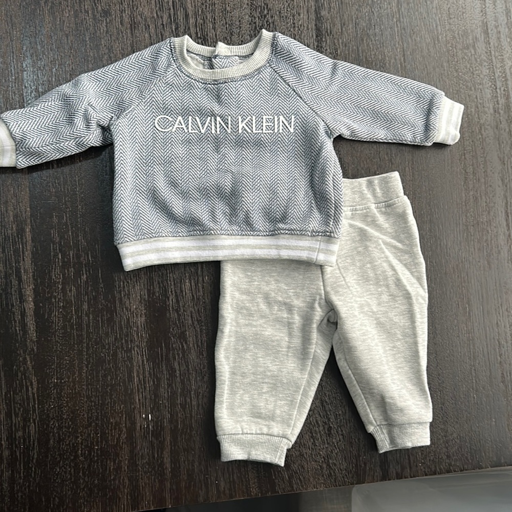 Calvin Klein sweater and sweatpants